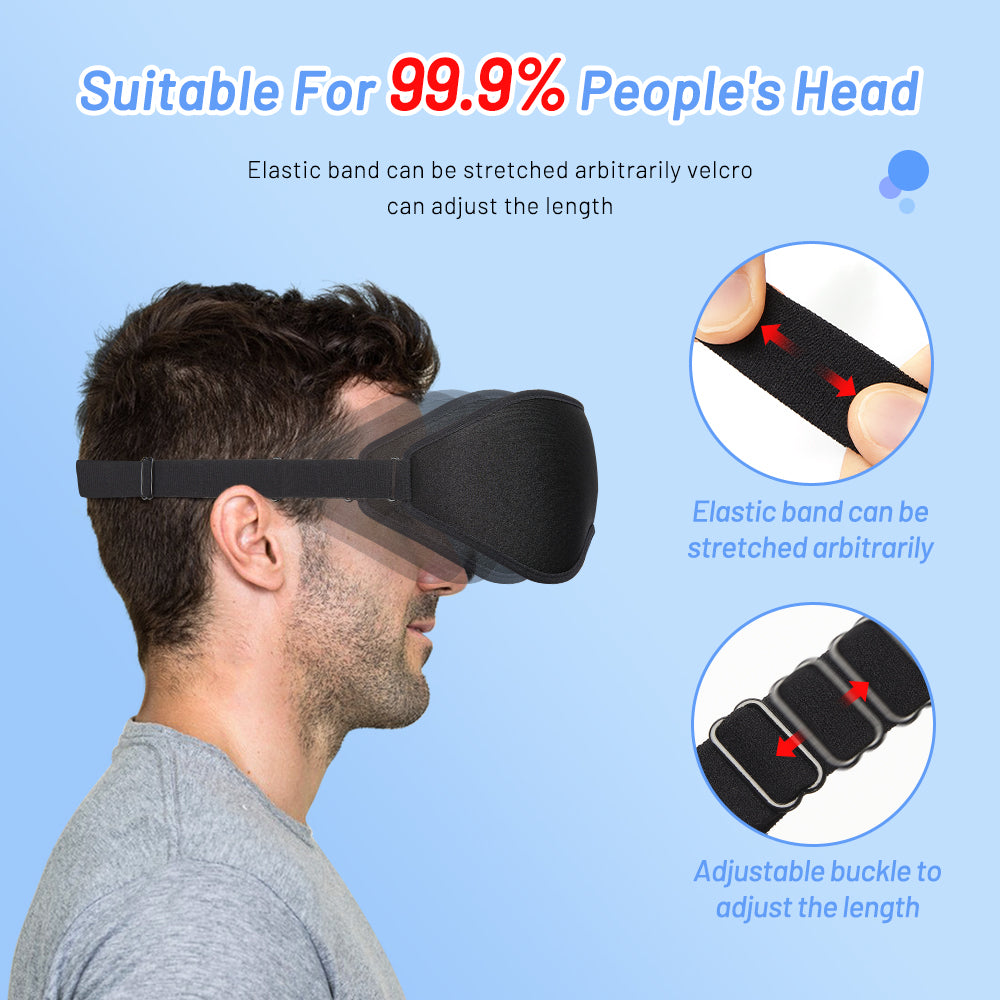 3D Memory Foam Sleep Mask designed for comfortable and restful sleep