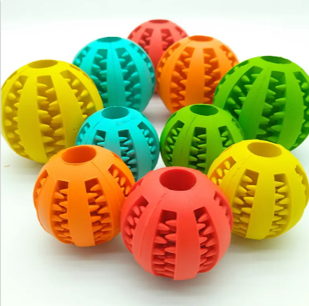 Slow Feeder Dog Ball for interactive feeding and play